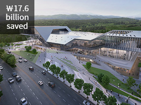Ulsan Exhibition Convention Center 1.76 billion saved