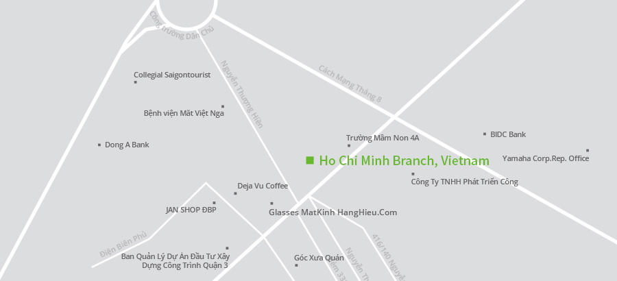 Map of local corporation in Ho Chi Minh Branch, Vietnam