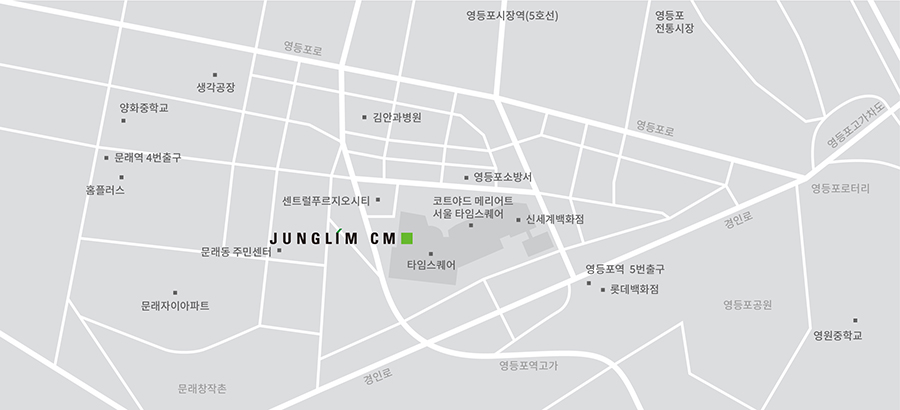 Map of Seoul CM Headquarters 