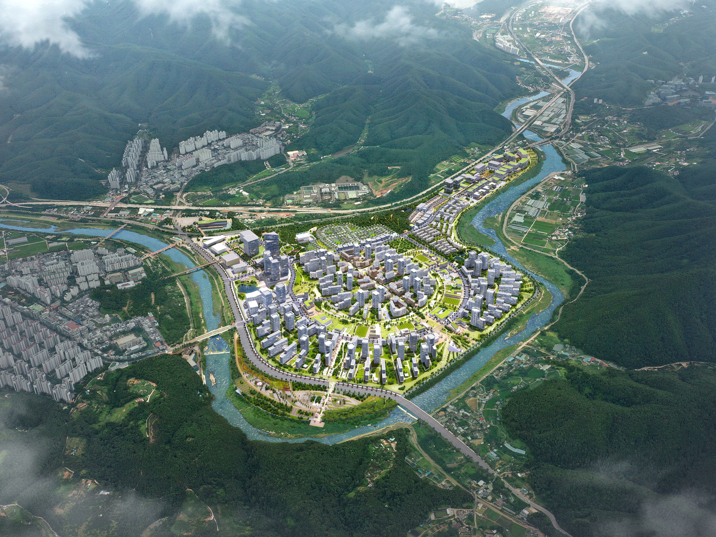 Ulsan-Seonbawi Public Housing District Integrated Urban-Architectural Master Plan