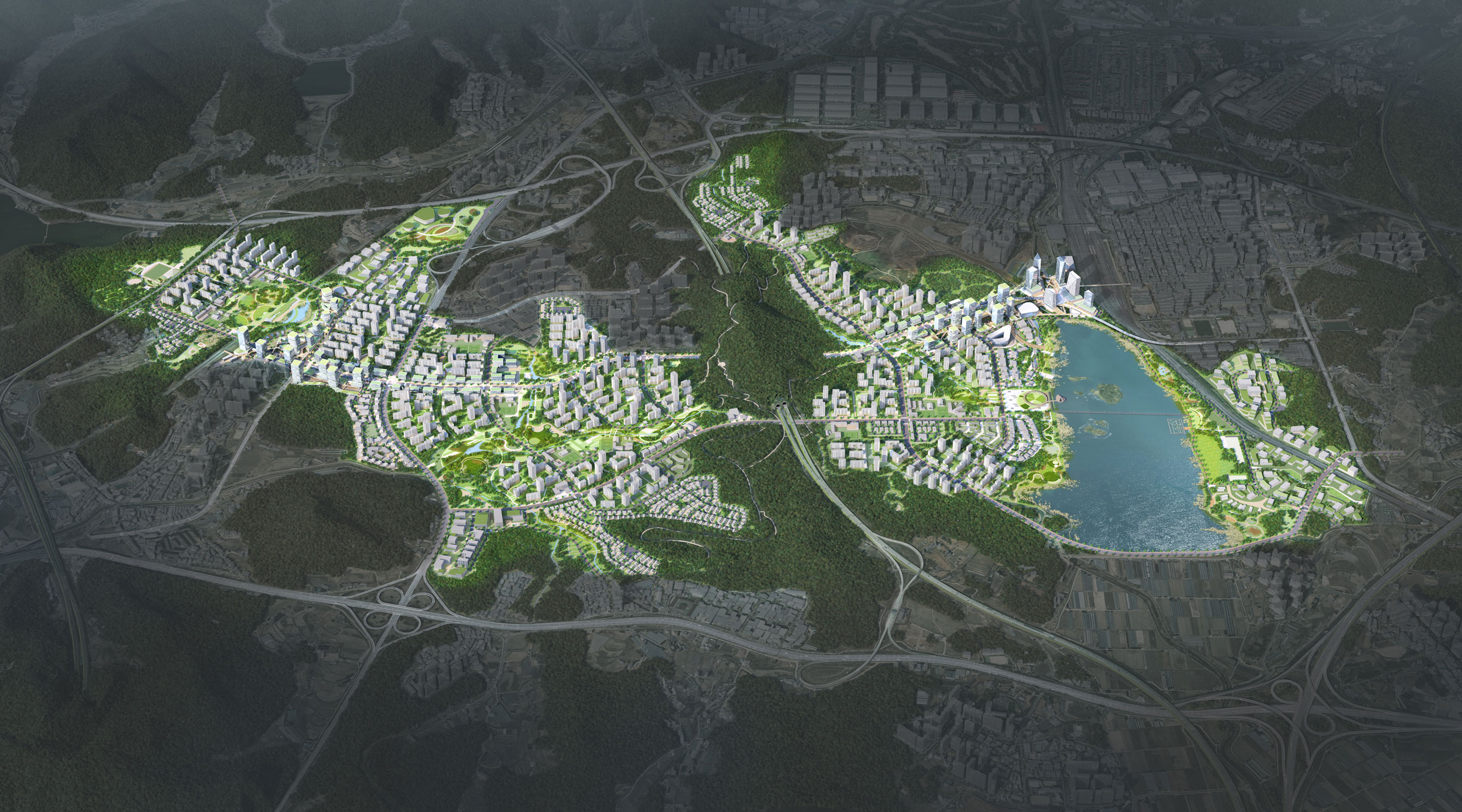 Urban Master Plan for the Uiwang·Gunpo·Ansan Public Housing District
